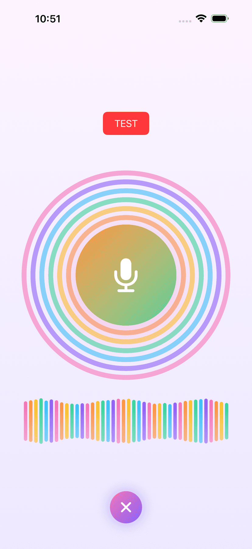 Voice input - Ask questions naturally
